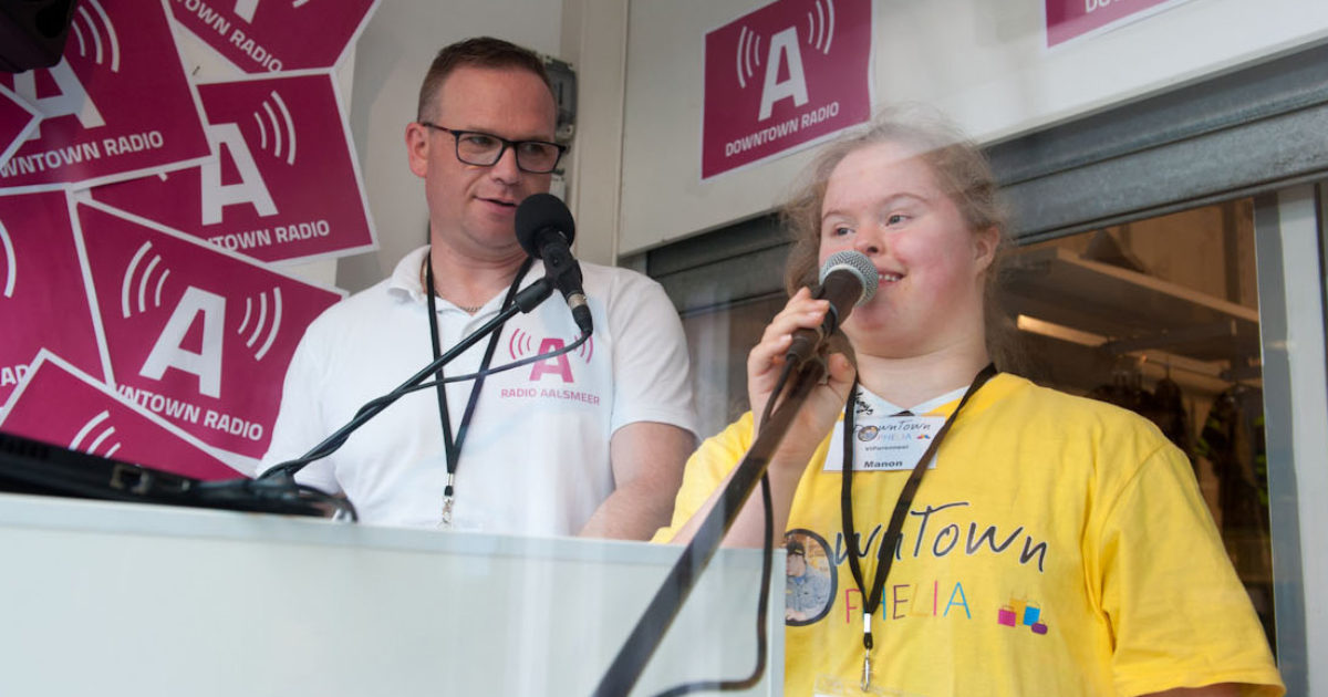 Radio Aalsmeer live bij 'Ophelia Onbeperkt'