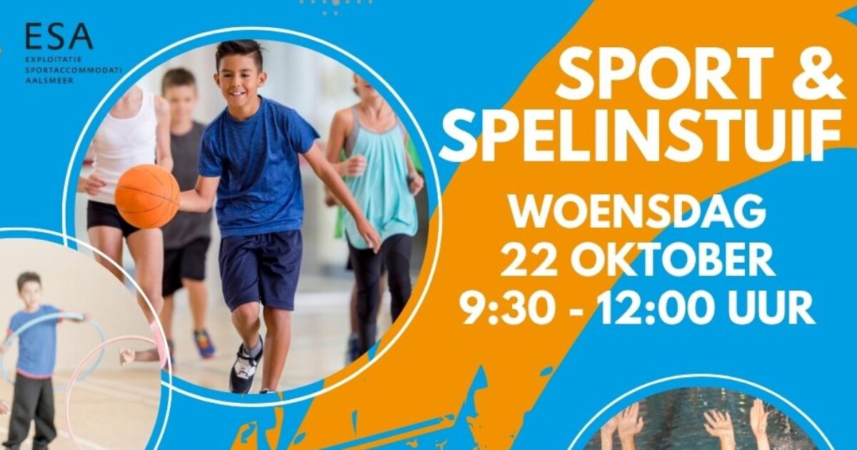 Sport en Spel instuif bij Sporthal De Waterlelie