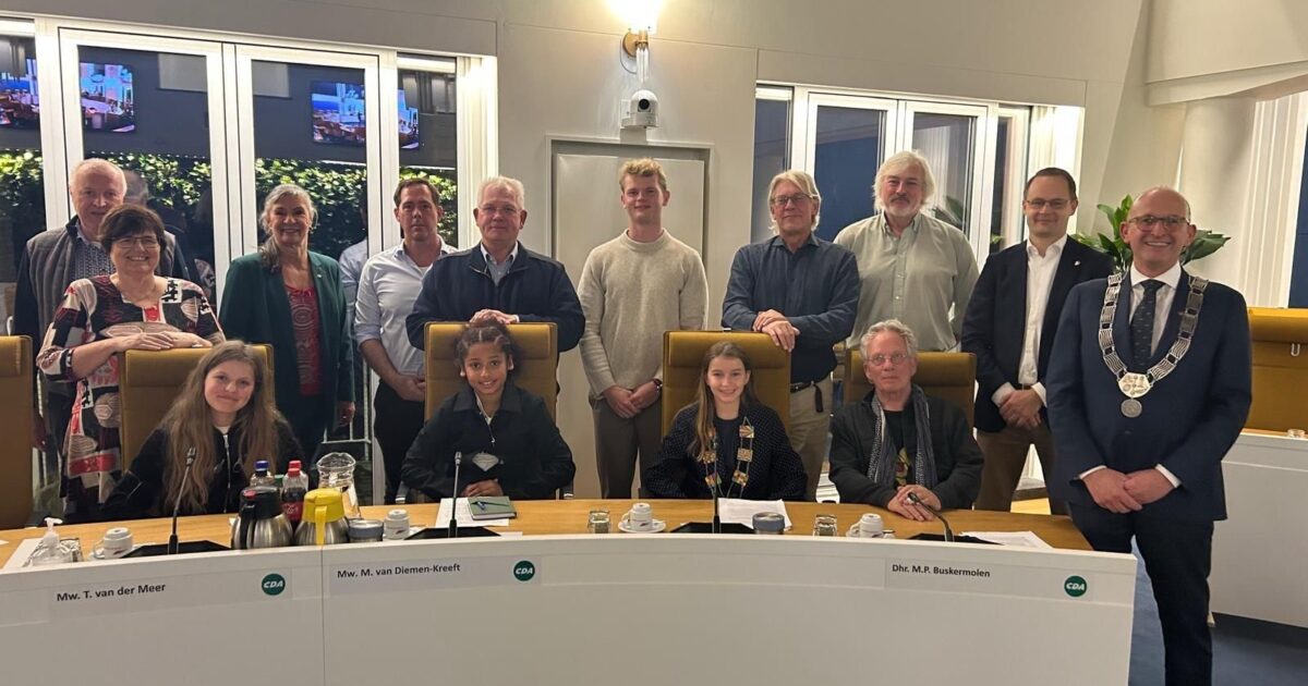 Kinderraad overtuigt gemeenteraad met frisse plannen