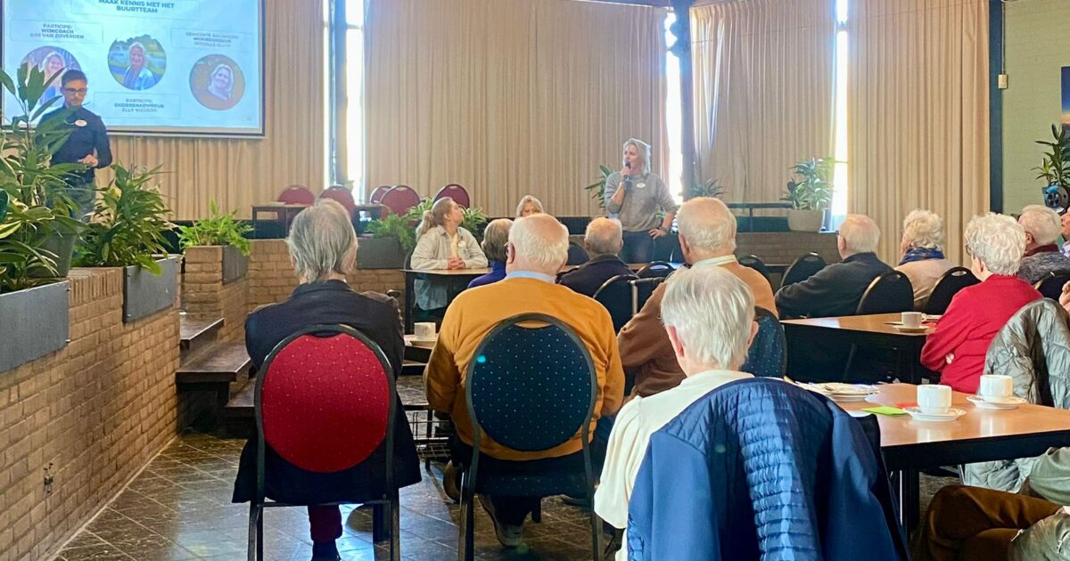 Veel belangstelling voor start Lang Leven Thuisbuurt