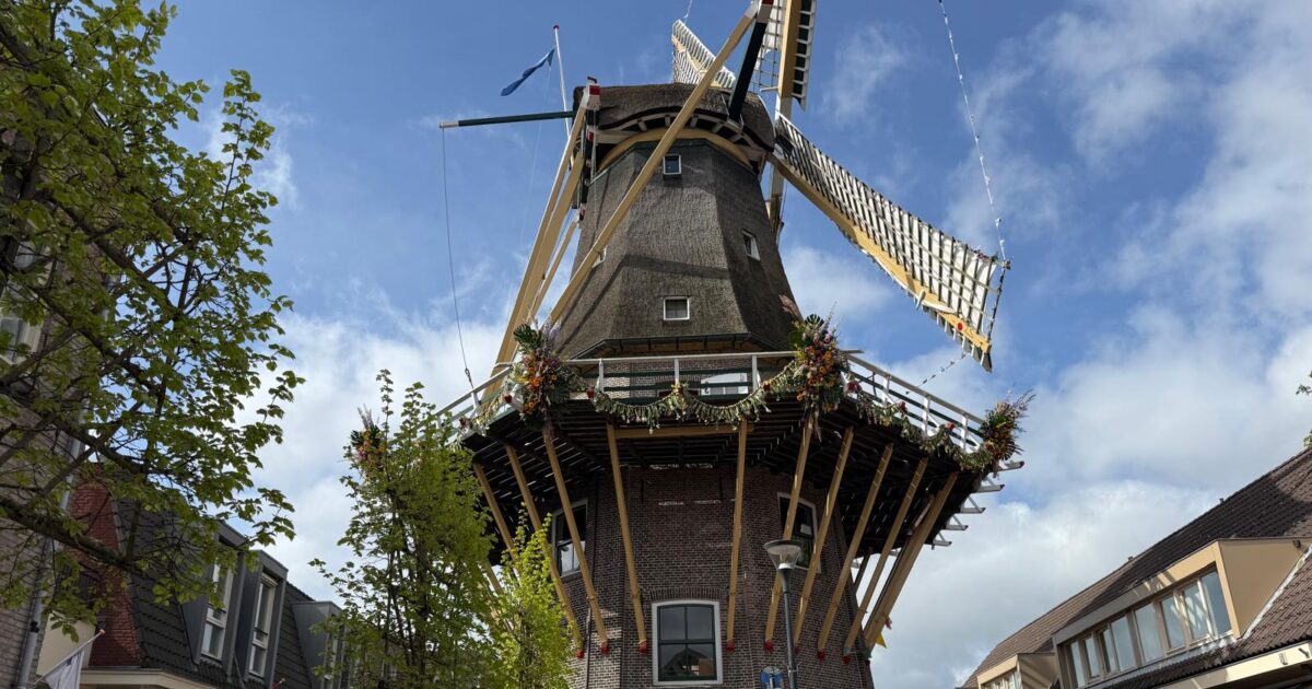 Korenmmolen De Leeuw draait door: 30 uur jubileumfeest