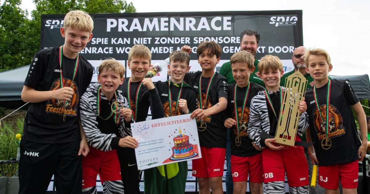 Sport, water en feest tijdens de Junior Pramenrace